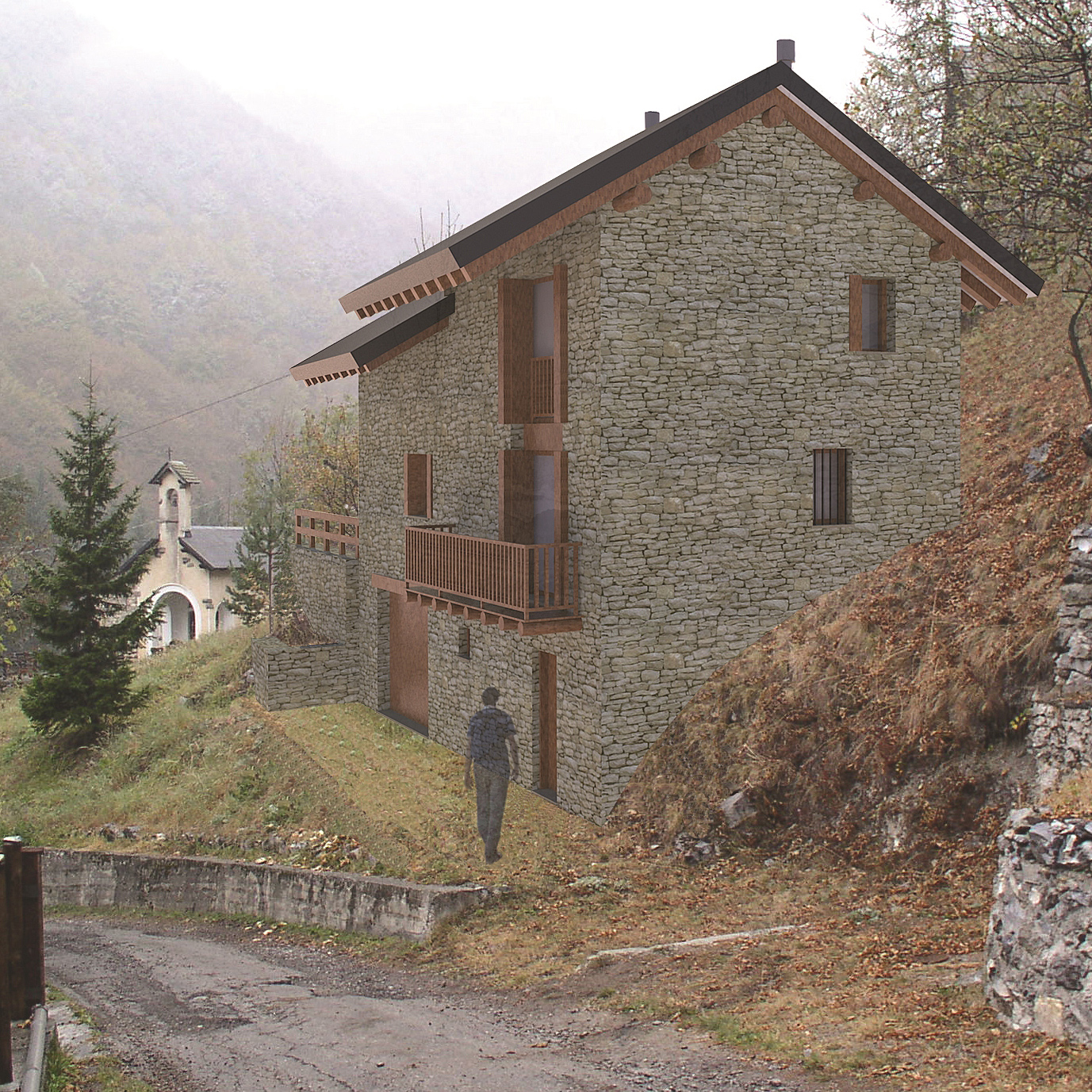 BÂTIMENT POUR LES VACANCES – SAN GIACOMO – DEMONTE (CN)