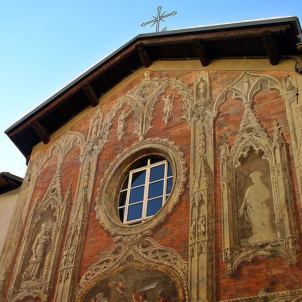 RESTAURO INTERNO E DELLA FACCIATA DELLA DELLA CHIESA DI S. GIOVANNI DECOLLATO – DEMONTE (CN)
